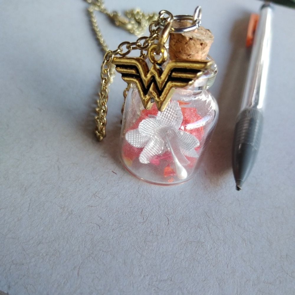 Hand crafted sea glass necklace